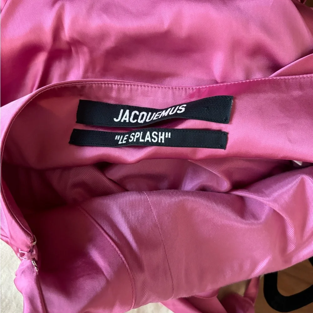 NWT Jacquemus barbiecore le splash mini dress - Picture 7 of 8